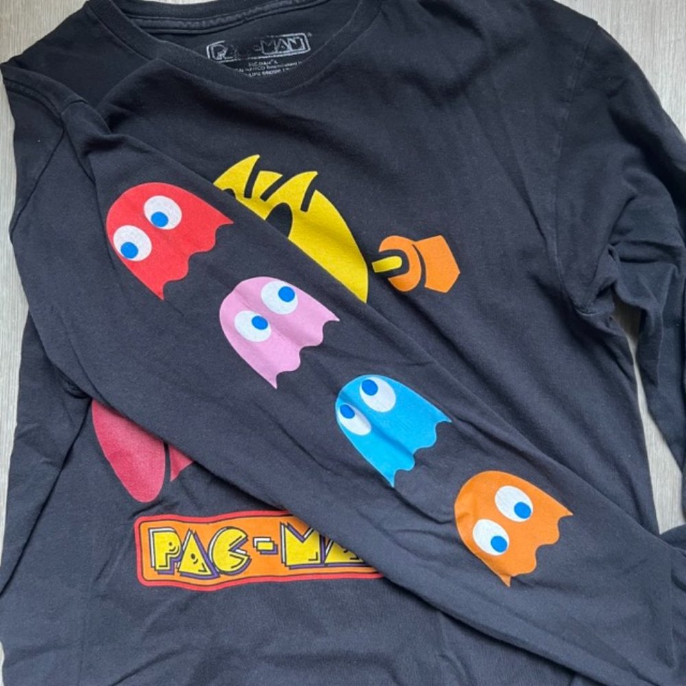 Vintage Pacman Long sleeve T